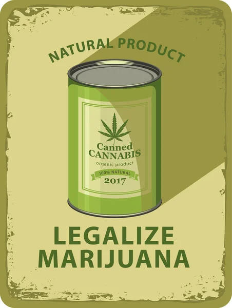 Legalisatie van marihuana — Stockvector