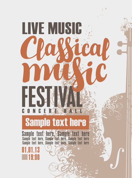 concert of classical music