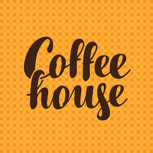 Texte café maison — Image vectorielle
