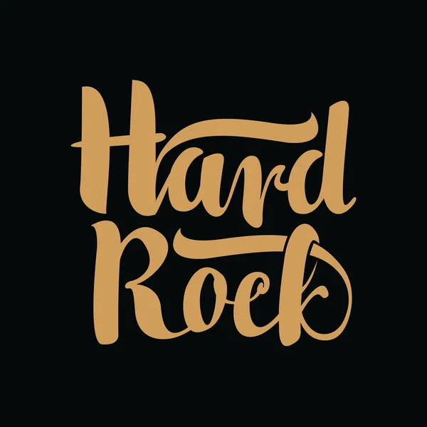 Hard rock nápis — Stockový vektor