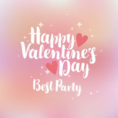 greeting card happy valentines day clipart