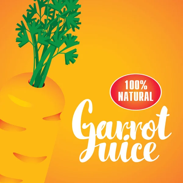 Havuç ile vektör banner