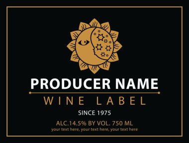 üzüm şarap için Etiketler