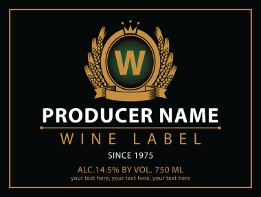 üzüm şarap için Etiketler