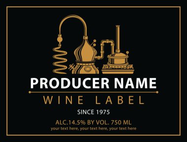 üzüm şarap için Etiketler