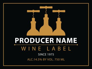 üzüm şarap için Etiketler