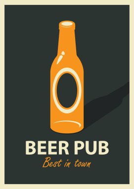 şişe ve şehirdeki en iyi yazıt ile banner