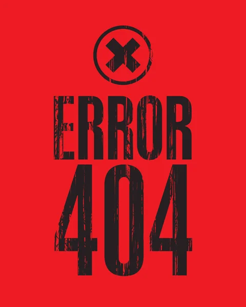 Vektor banner s nápisem error 404 — Stockový vektor