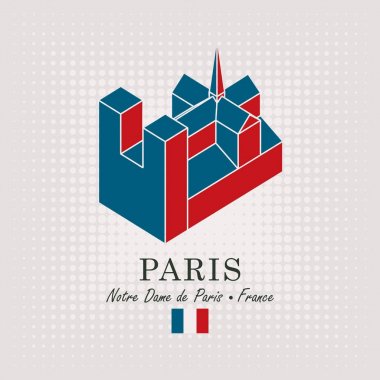 Şematik çizim notre dame de paris