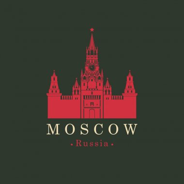 Kremlin, Moskova, Rus Simgesel Yapı ile banner