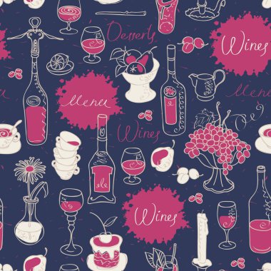 şarap tema üzerinde sorunsuz doku arka plan