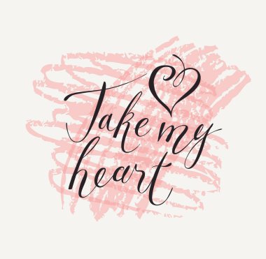 yazıt Sevgililer kartı al kalbimi