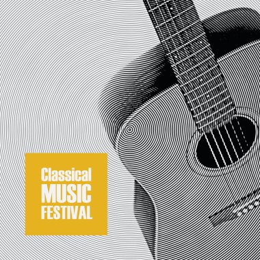 Gitar Klasik Müzik Festivali için Banner
