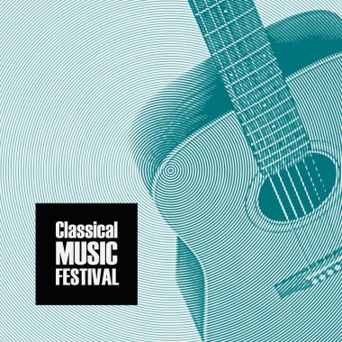 Gitar Klasik Müzik Festivali için Banner