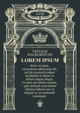 sertifika veya diploma için klasik tarzda arkaplan