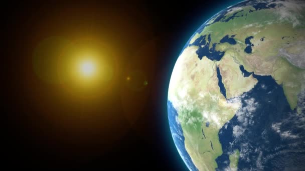 Beautiful Earth Rotation 360 Degrees Sun Looped Animation 1080 — Stock Video © PeaceDeposit #178269438 Beautiful Earth Rotation 360 Degrees Sun Looped Animation 1080 — Stock Video © PeaceDeposit #178269438