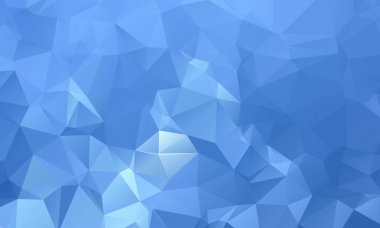 Koyu mavi geometrik buruşuk üçgen düşük Poli origami stil degrade illüstrasyon grafik arka plan. İşiniz için vektör poligonal tasarımı.