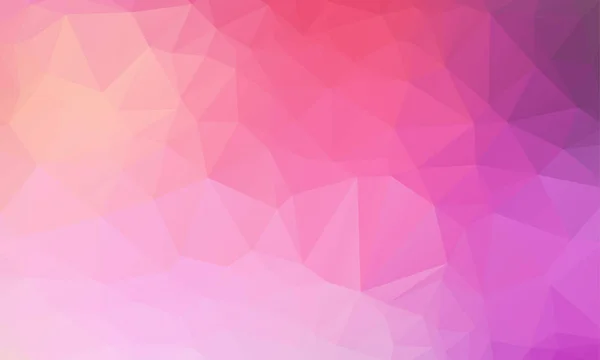 Multicolor Roxo Rosa Geométrico Enrugado Triangular Baixo Estilo Poli Gradiente — Vetor de Stock