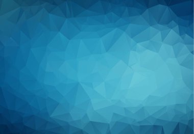 DARK BLUE vektör soyut desenli çokgen arkaplan. Bulanık üçgen tasarımı. Desen arkaplan için kullanılabilir.