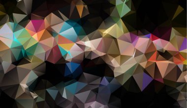 Vektör çokgen modern poligonal geometrik üçgen arka plan.