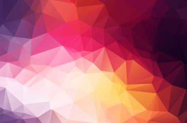 Vektör çokgen modern poligonal geometrik üçgen arka plan.