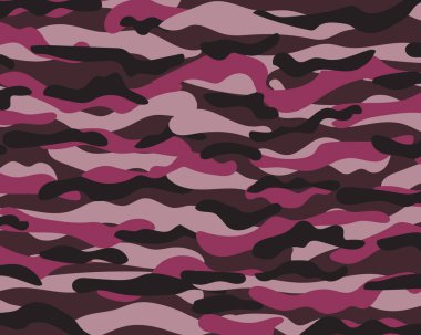 Askeri kamuflaj arka plan deseni. Dört renk. Tasarım öğesi. Vektör çizim.