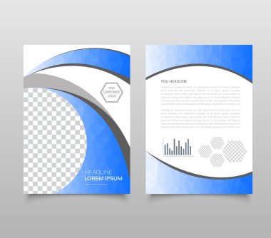 Modern üçgen sunu şablonu. İş Tasarım arka plan, broşür veya el ilanı genel kavram ya da geometrik web afiş