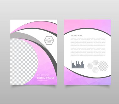 Modern üçgen sunu şablonu. İş Tasarım arka plan, broşür veya el ilanı genel kavram ya da geometrik web afiş