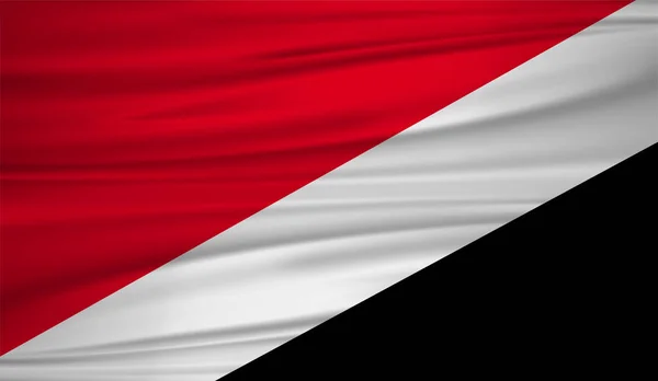 Sealand Principality Flag Vector Bandera Vectorial Del Principado Sealand Blowig — Vector de stock