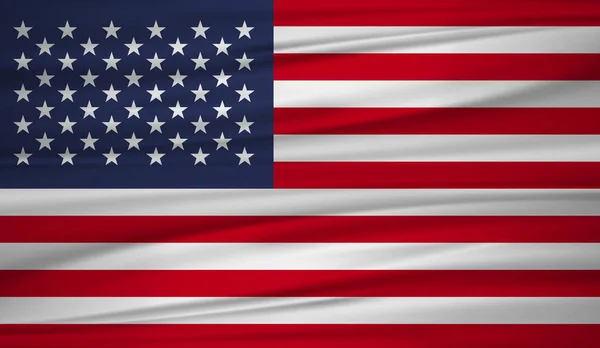 Vetor Bandeira Dos Estados Unidos Bandeira Vetorial Dos Estados Unidos —  Vetores de Stock