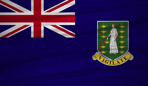 Vetor Bandeira Das Ilhas Virgens Bandeira Vetorial Das Ilhas Virgens — Vetor de Stock
