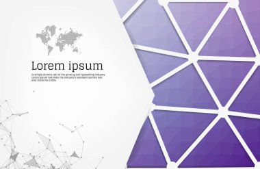 Vektör illüstrasyon beyaz kağıdı (içeriğiniz için boş alan) o