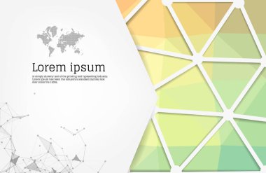 Tasarım için soyut vektör arkaplanı