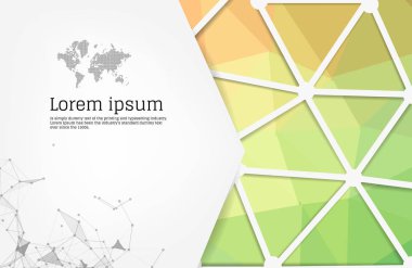 Vektör soyut çokgen arka plan. Yüksek kaliteli tasarım öğesi.