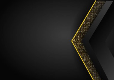 Metal patte üzerinde soyut Lüks koyu boyut arka planı