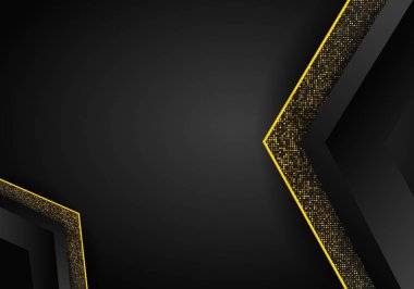 Metal patte üzerinde soyut Lüks koyu boyut arka planı