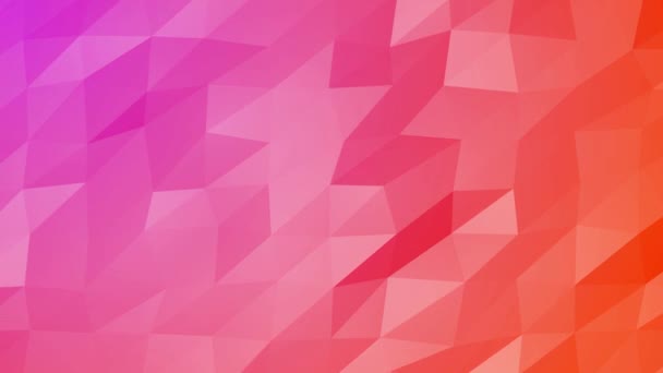 Abstract Low Poly Surface Loopable Background Animation Inglês Tecnologia Triângulos — Vídeo de Stock