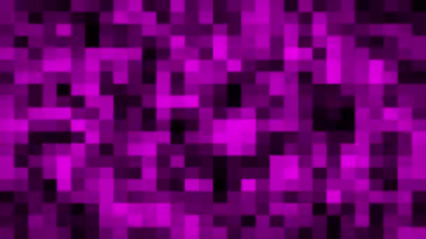 Abstrakte Pixelblock Bewegte Animation Licht Hintergrund Animierte Bewegungsgrafik Quadratisches Mosaik — Stockvideo