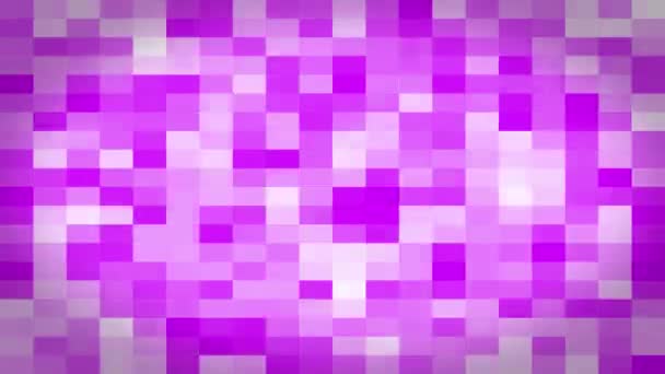 Абстрактный Пиксельный Блок Движущегося Анимационного Светлого Фона Анимированная Мозаика Квадратной — стоковое видео