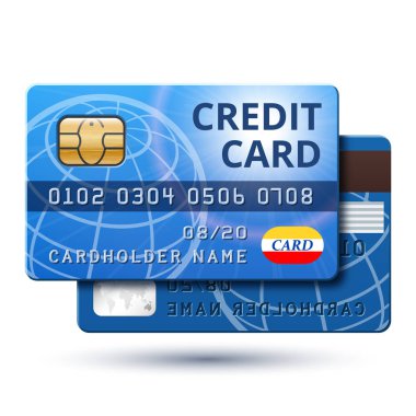 Credit card from both sides