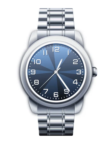 Klassische Armbanduhr — Stockvektor