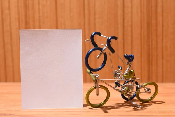 Modelos Bicicletas Áreas Texto — Foto de Stock