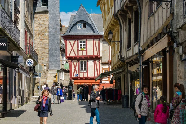 Vannes Frankreich April 2017 Historische Und Mittelalterliche Stadt Der Französischen — Stockfoto