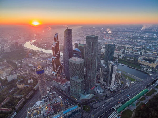 Moskva Věže Východ Slunce — Stock fotografie