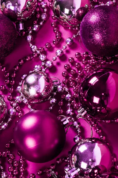 Roze decoratie van Kerstmis — Stockfoto