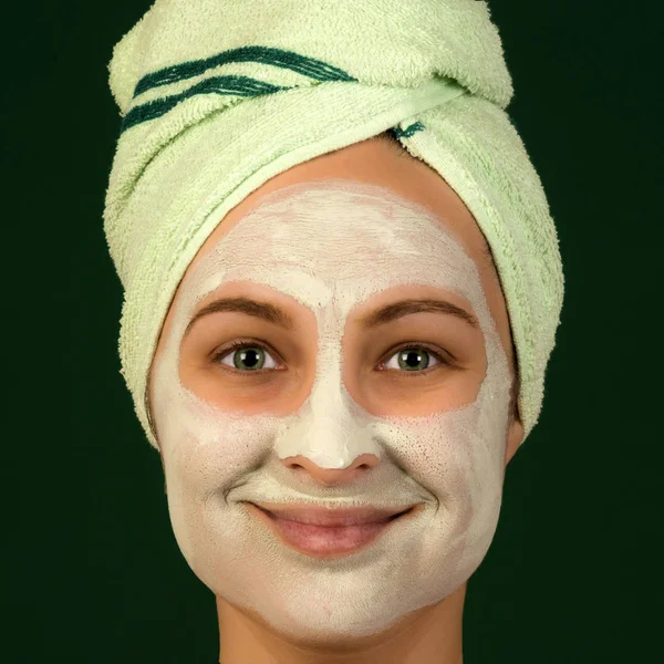 Máscara facial skincare — Fotografia de Stock