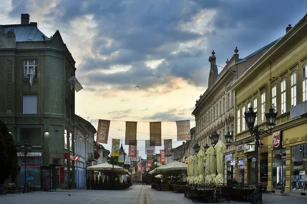 Novi Cidade sérvia triste — Fotografia de Stock