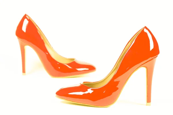 Chaussures orange sexy — Photo