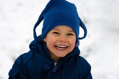 gülen çocuk portre