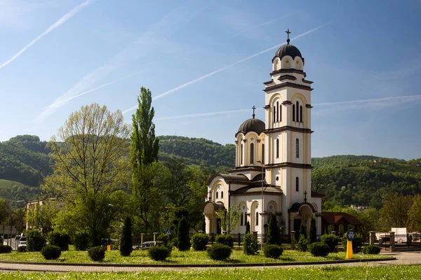 Pravoslavná církev v Banja Luka v Bosně a Hercegovině — Stock fotografie